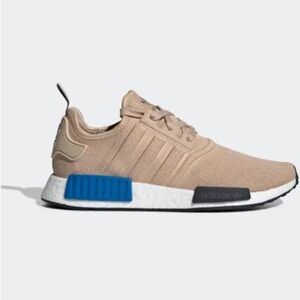 Adidas UNISEX Beige and Blue Sneakers